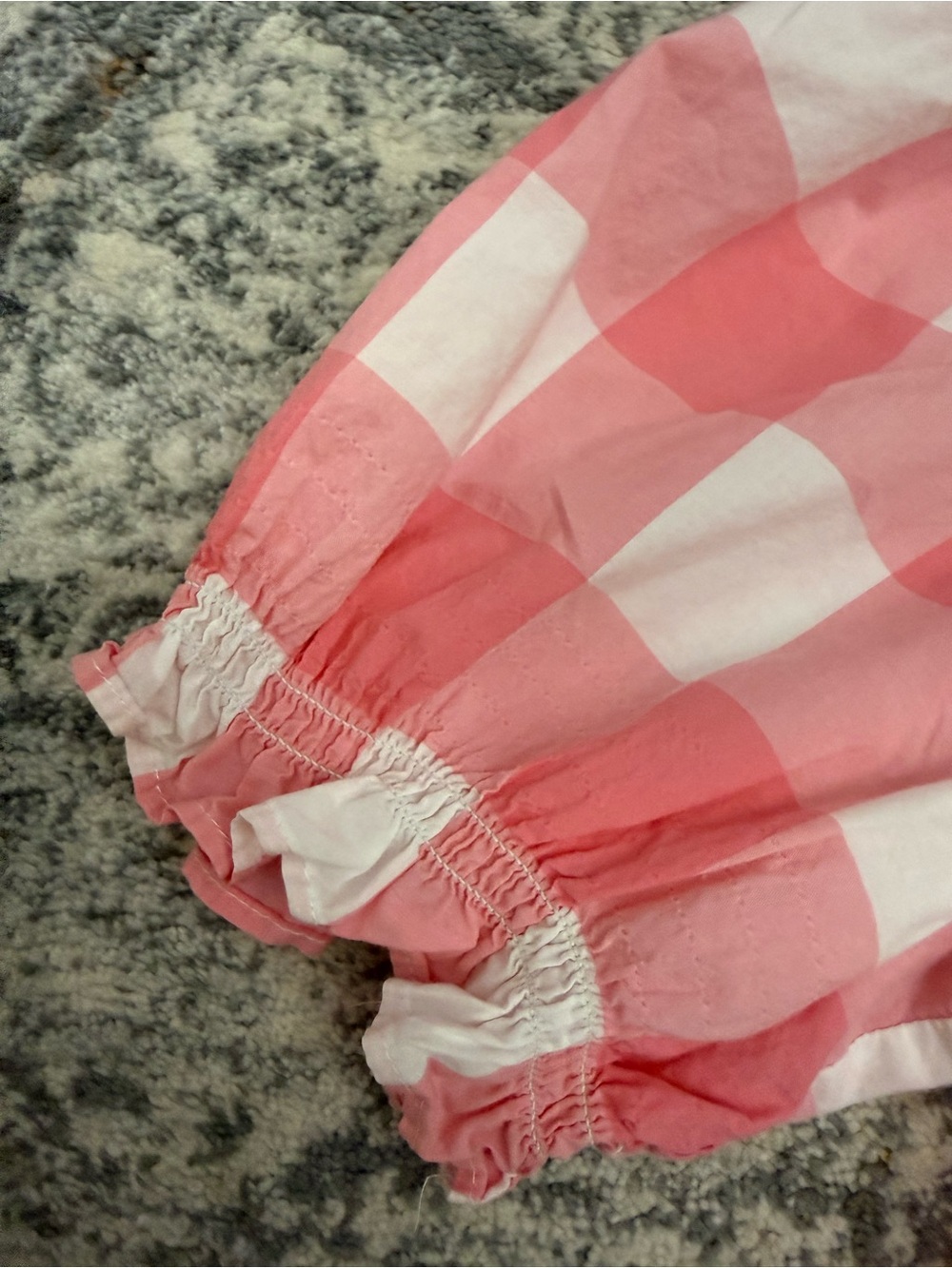 Tommy Hilfiger Pink and White Gingham Midi Shirt Dress - Picture 4 of 5